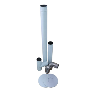 Kit ductos 80mm Pellet salida	exterior